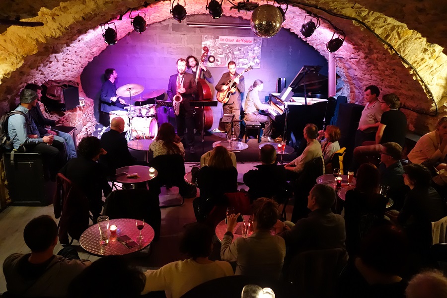 Uptown Quintet au jazz club la Clef de Voûte, Lyon, mai 2016